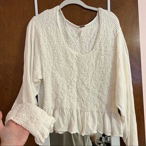 Free people shirred blouse